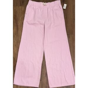 NEW Old Navy Jeans High-Rise Baggy Wide Leg Denim Hi Waist Pink XXL 18 31”
